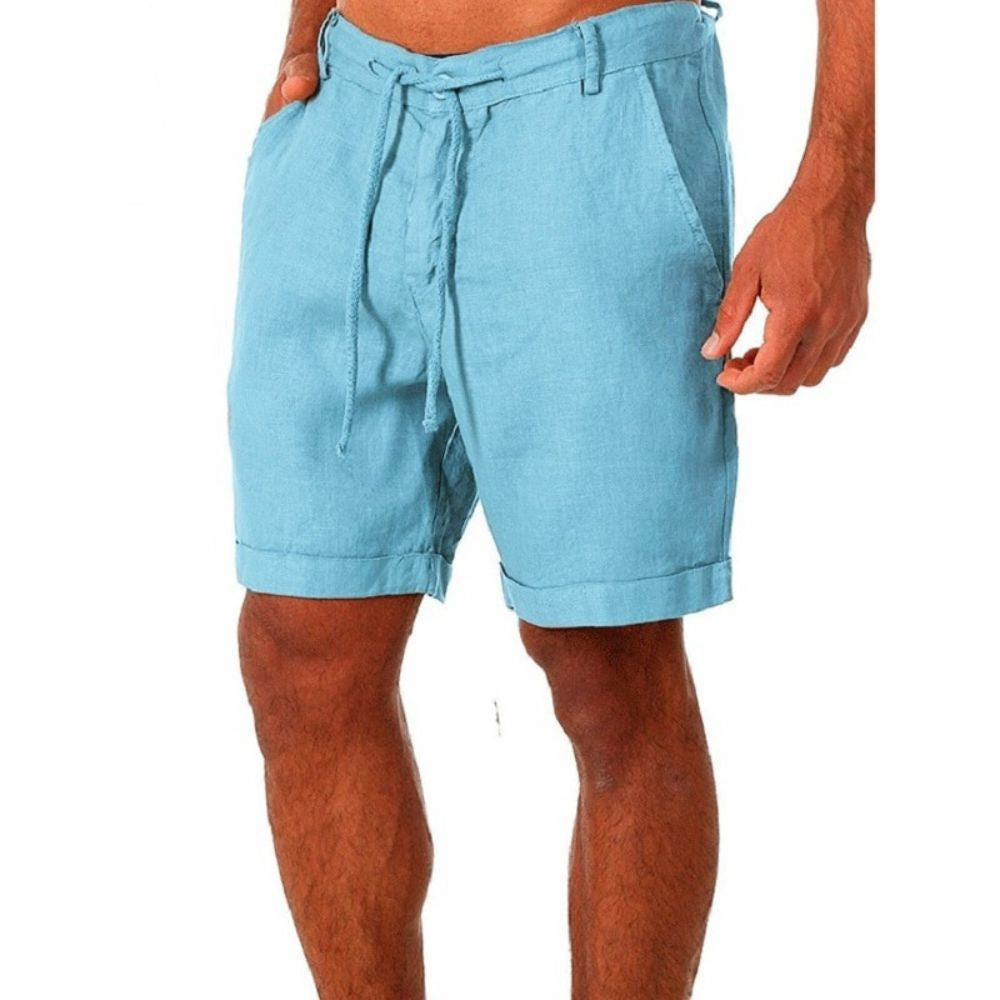 Sander™ | Casual Sommershorts i Hør & Bomuld